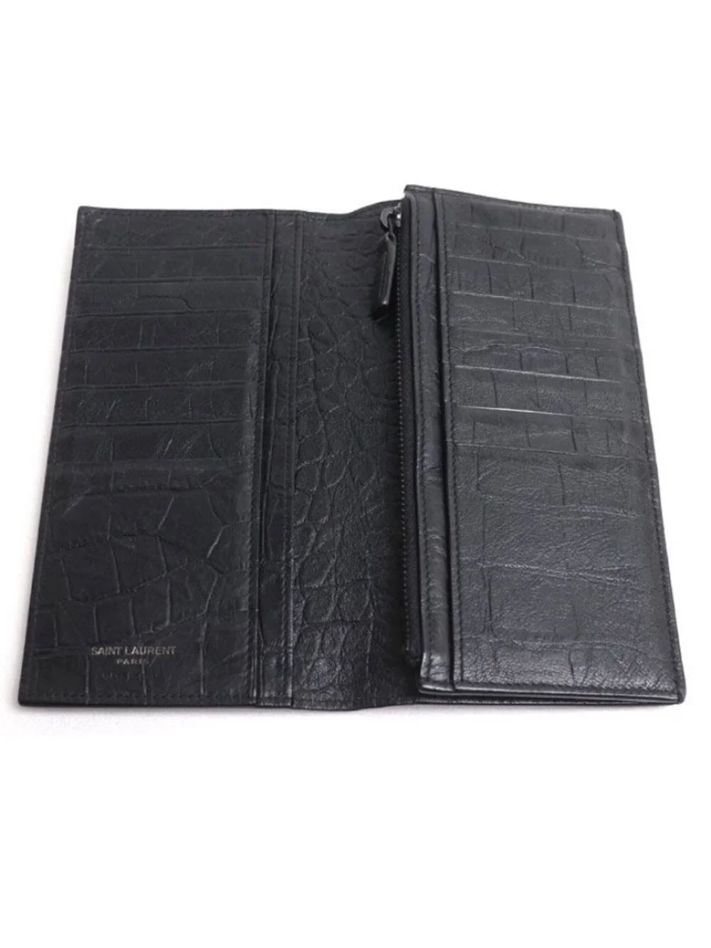 Saint Laurent Monogram Continental Wallet Black